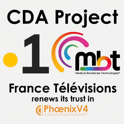 France Télévisions renews its trust in MBT as part of the project to upgrade its Overseas broadcasting center